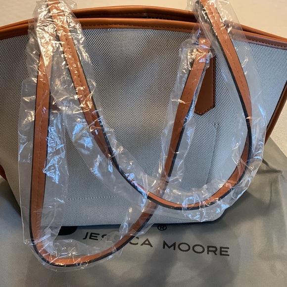 Jessica Moore canvas large shoulder bag - Picture 4 of 7